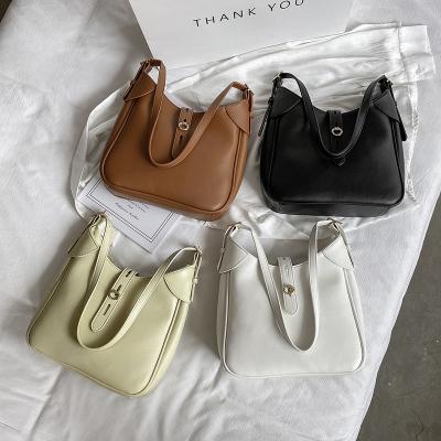 China Fashion New Arrival Cross - Body Bag Trendy Handbag For Lady RTS Purse Solid Color PU Leather Elegant Messenger Bag For Women for sale