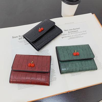 China Fashion Lady Waterproof Mini Purse Passport Card Holder Wallet For Women PU Cards Case Crocodile Pattern Classic Coin Holder Stylish Purse for sale