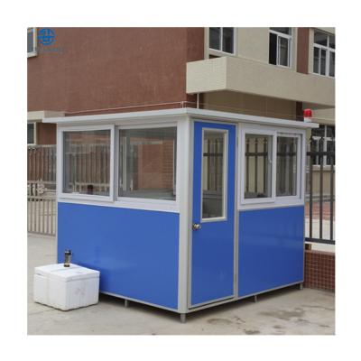 China Best Waterproof Selling Cheap Automatic Prefab Coffee Guard Movable Steel Portable Booth for sale