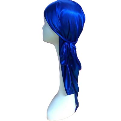 China Soft man styles solid color silk hood and durag hot sale durags and custom logo silk hoods seller satin hood wholesale for sale