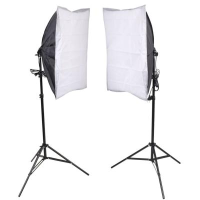 China Custom Photographic Equipment with 155w Led Bulb Outdoor Photography Softbox Kit ZK-RGX50x70 for sale