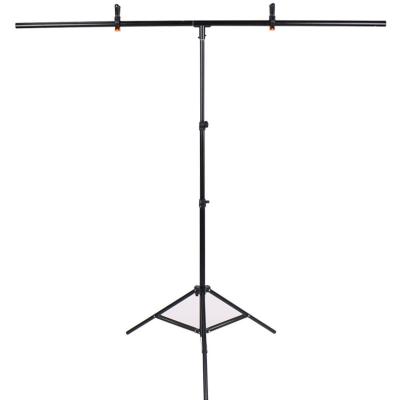 China 200*150CM PORTABLE Adjustable T-shape Photography Backdrop Stand Support System With 2 Clamps for sale