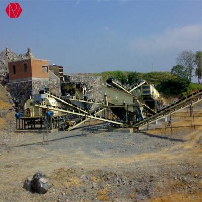 China Ore crushing sand stone crusher plant with layout drawing for sale