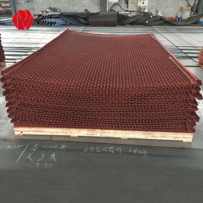 China Plain Weave Sand Gravel Vibrating Screen Iron Wire Mesh From OEM Factory for sale