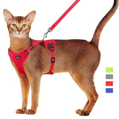 China OEM&ODM Customized Cat Harness and Leash Set Escape Make Small Animal Cat Vest Harness Adjustable Leashes Heavy Duty with Thoughtful Balance Universal for sale