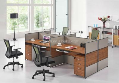 China Commercial Modern Office Partition Cabinet Furniture Office Modular Workstation for sale