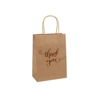 China Recyclable Eco Friendly Creative Custom Printed Your Own Logo Shopping Bag Kraft Paper Gift Bag for sale