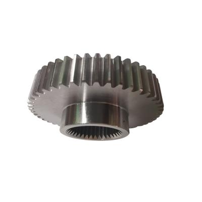 China Operating mechanism factory directly sell with DIN5481 17X20 hub pom compound spur gear wheel for sale