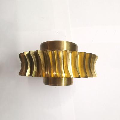 China Customized Operating Mechanism OEM High Precision Brass Bronze Worm For Motocultivator for sale