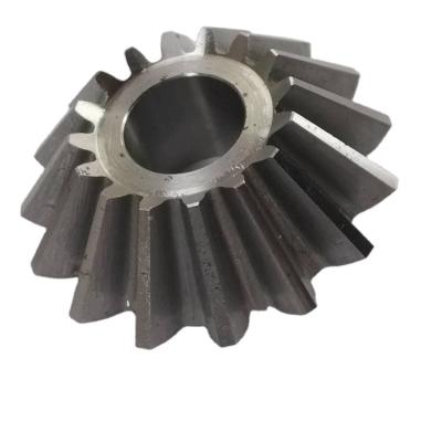 China Electric Mechanism Small Spiral Steel Straight Bevel Gear With Keyway for sale