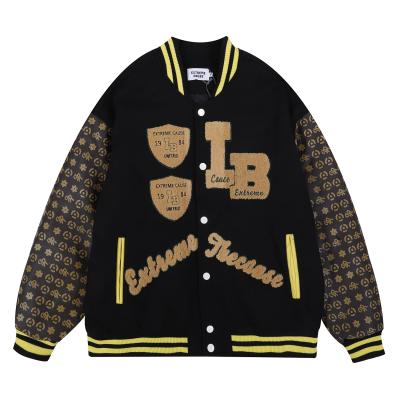 China Letterman Jacket QUICK DRY Custom Good Quality Chenille Patches Embroidery Patches Varsity Jacket for sale