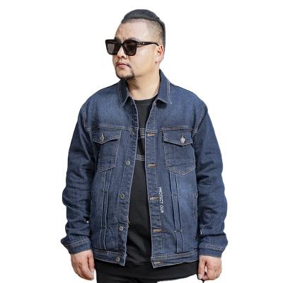 China Wholesale New Style 8XL Cowboy Cotton Button Spring Large Viable Casual Denim Jacket Plus Size Mens Jeans Jackets for sale