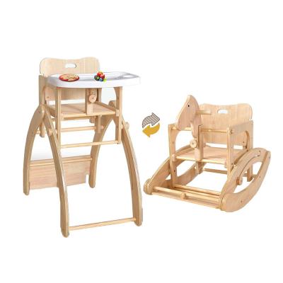 China Newcomers Convertible Foldable Adjustable Baby Rocker Chair Baby Swing Chair Foldable Dining Rocking Feeding Chairs for sale