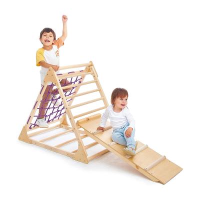 China Wholesale Modern And Colorful Factory Child Climbing Wooden Frame for sale