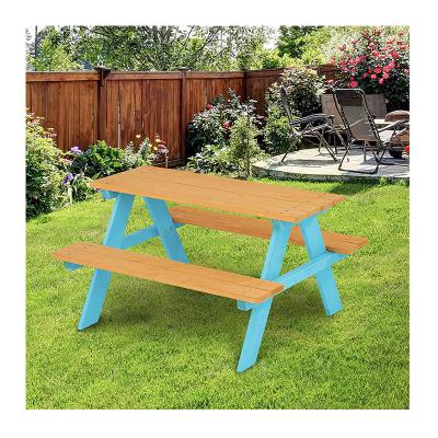 China Best Selling Contemporary Outdoor Wooden Picnic Table Boho Picnic Table Outdoor Tables for sale