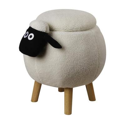 China Round Wooden Storage Bench Children's Furniture Stool Stool Stool for sale