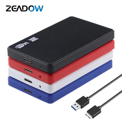 China Plastic Portable Tool 2.5 Inch Hard Drive Free External Enclosure USB 3.0 To SATA III 6Gbps 2.5