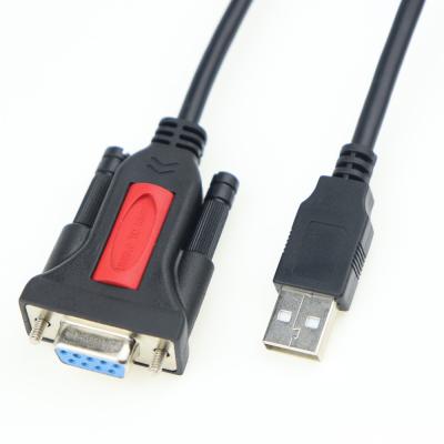 China COMPUTER USB to RS232 Adapter with PL2303 Chipset USB 2.0 Male to Serial RS232 DB9 Female Converter Cable 1.5M Supports Windows 10 Mac OS for sale