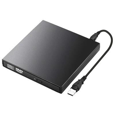 China USB 2.0 DVD ROM Player CD-RW Burner Writer External Slim External Combo Plug and Play Optical Drive for Macbook Laptop Desktop PC for sale