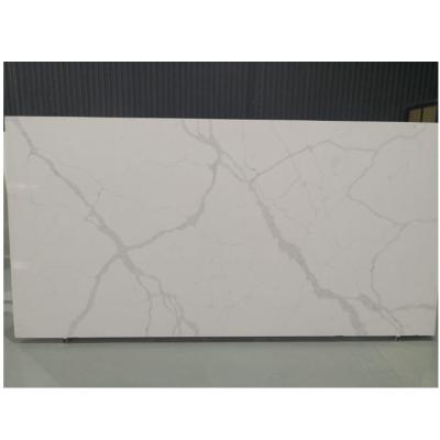 China China manufacturer best price 2cm 3cm modern calacatta white quartz stone slab for sale