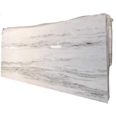 China Traditional Wholesales Popular Sunny Jade Royal White Marble Vein Cut Marble Stone Slabs for sale