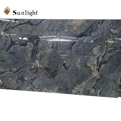 China Brazilian Natural Polished Indoor Brazil Azul Bahia Granite Marble Stone Slab blue for sale