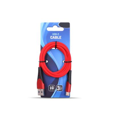 China Braided Type Fast Charging USB C Cable Sync Speed ​​Hot Sales Data Cable 3ft 6ft 10ft Mobile Phone USB Charger Wire Data Cable Fast Charging Line for sale