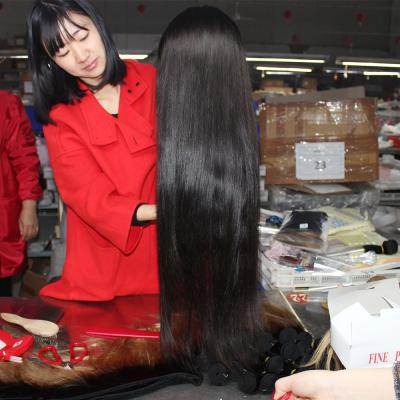 Κίνα Brazilian Virgin Swiss Lace Cuticle Aligned Lace Front Bone Straight Human Hair Wigs Wholesale Price προς πώληση