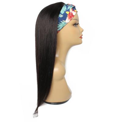 Κίνα Wholesale Straight Headband Wig Hair For Black Women, Remy Human Hair Headband Wig, Straight Hair Band Wig προς πώληση