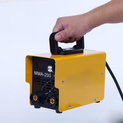 China Building Material Shops MMA-200 Mini Stick Welder 120A Muttahida Majlis-e-Amal Welding Machine IGBT Muttahida Majlis-e-Amal Welding Machine Small Cycle Size 60%duty in hand for sale