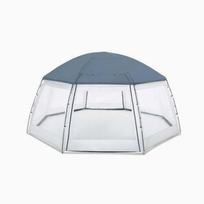 China Easy Installation and Portable High Quality Easy Installation Pool Umbrella Cover, Transparent Rain Shelter for sale