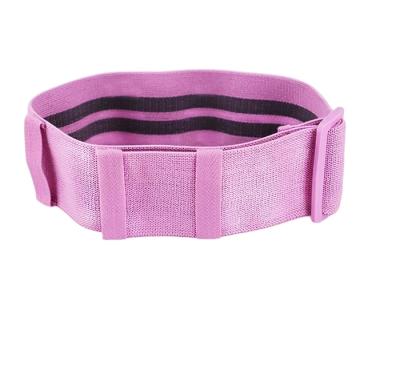 China Hot Selling Bodybuilding Fitness Hip Bands Slim Yoga Stretching Pink Adjustable Fitness Hip Resistance Hip Band for sale