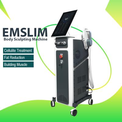 China Anti-Puffiness New Design Hiemt Emslim Slim EM Body Sculpt Increase Muscle Gain Cellulite Treatment 2 Handles Beauty Machine For Sale for sale