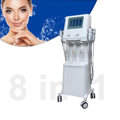 China Jet Acne Treatment Hydra Dermabrasion Oxygen Professional Hydraulic Skin Pigment Removal Wrinkle Remover Deep Cleansing Facial Machine For Salon for sale