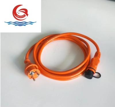 China Waterproof Electric Power Extension Cord 2.6m European Extension Cord IP44  European Standard for sale