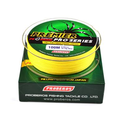 China Float Locator Proberos 4 Beaches 6-100lb Fishing Rope 100m Pe Braided Fishing Lines for sale