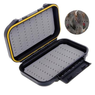 China Waterproof ABS Plastic+foam Fulljion Fly Fishing Lure Bait Hook Case With ABS Plastic Foam Fishing Tackle Box for sale