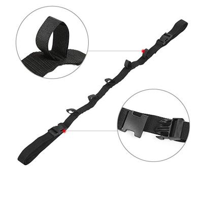 China Foldable Vehicle Carrier Fishing Rod Holders Belt Portable Adjustable Storage Tape Bracket Magic Porta Varas PESCA Fishing Tackle Support Fishing Rod Rack for sale