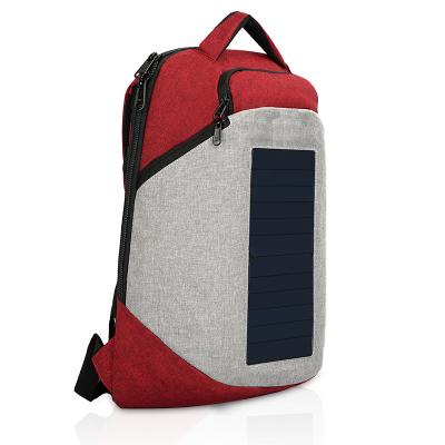 China With USB OEM Outdoor Waterproof Backpacks With Solar Panel Charging Casual Rucksack Sports Backpacks Sacs De Portiva Mochila Deportiva for sale