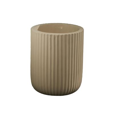 China Simple Outdoor Planting Flower Pot Garden Nordic Cylindrical Planters For Outdoor for sale