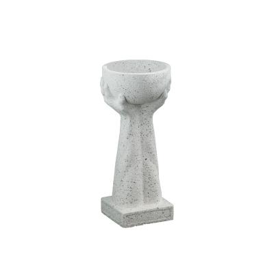 China Garden Ornaments China Quality Manufacturer Hand Shape Floor Fiberglass Outdoor Flower Pot for sale