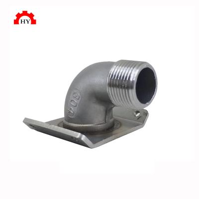 China High Quality SS304 Stainless Steel Pipe Fitting Elbow Welding Plate Elbow Equal for sale