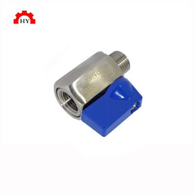 China Male-external thread NPT, general 304 stainless steel mini ball valve mini ball valve for sale