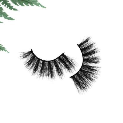 China Wholesale 25MM New Natural Faux Mink Lashes 3D Mink Eyelashes for sale