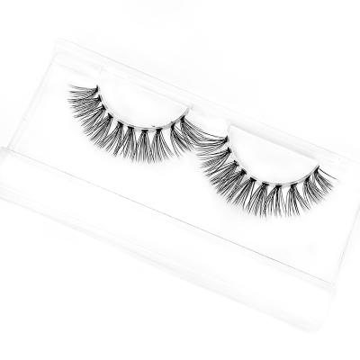 China Cruelty Free Manufacturer 3d False Mink Lashes Natural Long Self Adhesive Eyelashes for sale