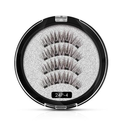 China Wholesale 3D Handmade Magnetic Eye Lashes Magnetic False Mink Eyelashes for sale