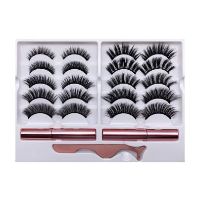 China Customer Natural Soft Package Popular Selling Tapered Soft And Natural Synthetic False Eyelash for sale