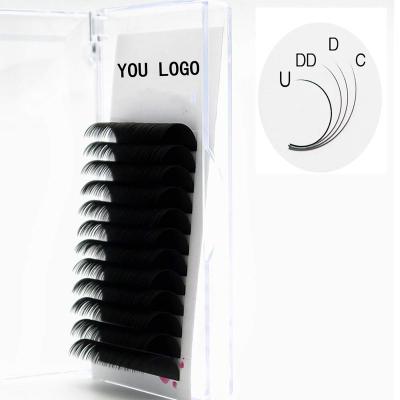 China Anti-Puffiness Eyelash Extension Organizer Private Brand Customization Premade Volume Fans Eyelash Extensions for sale