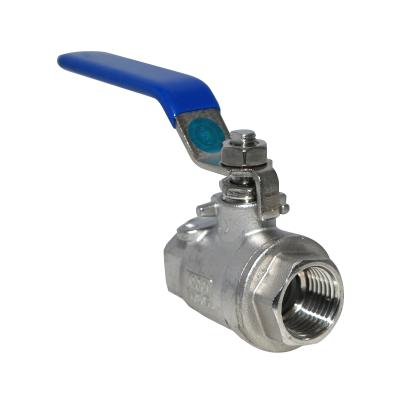 China General Female&Male Two Piece Thread Q12 Series Stainless Steel Ball Valve for sale