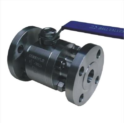 China Three-piece type carbon steel, general Q43 series stainless steel forged steel ball valve for sale